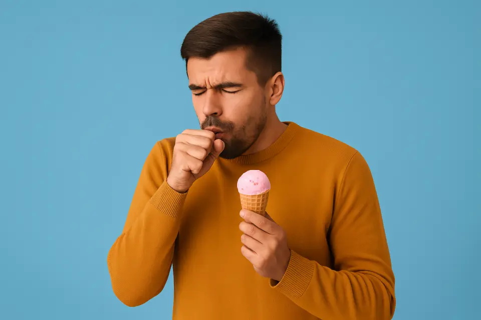 Why Does Ice Cream Make Me Cough?